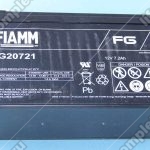 Аккумулятор, FIAMM, FG 20721, 12B, 7,2Ач
