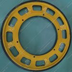 Колесо привода поручня эскалатора, KONE, D - 587 мм, крепление 11 мм, без резьбы