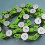 Отклоняющая цепь торца балюстрады, SJEC, 17 звеньев, зеленые звенья