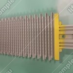 Паллета траволатора, SJEC/CANNY, 1000 мм, серая, две линии демаркации, L - 1128 мм, шаг цепи - 133 мм