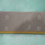 Ступень эскалатора, OTIS, 506 NCE, 1000 мм, алюминий, окрашенная (серебро), диаметр роликов - 76.2 мм, три окрашенные линии демаркации