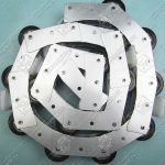 Прижимная роликовая цепь поручня эскалатора, BLT, 18 роликов, d - 46 мм, шаг - 75 мм