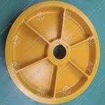 Канатоведущий шкив (КВШ), ALBERTO SASSI, 480x4x10, для лебедки LEO