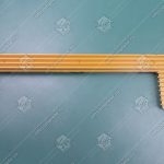 Демаркационная линия, CANNY, L - 402 мм, жёлтая, пластиковая, левая (ступень алюминий)