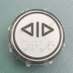 Кнопка вызова/приказа, МЛЗ, ВК-32-5Б, открытие дверей, красная подсветка, аналог АК1-01-Кр