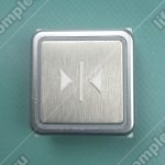 Нажимной элемент кнопки, THYSSEN, SM1, белая подсветка, закрытие дверей