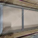 Комплект створок ДШ, FERMATOR, 40/10, EI60, боковое открывание, T2, проем - 1000 мм, RAL7032