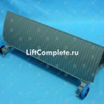 Ступень эскалатора, OTIS, 506 NCE, 1000 мм, алюминий, окрашенная (серебро), диаметр роликов - 76.2 мм, без демаркации