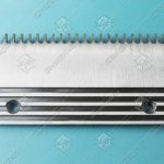 Гребенка входной площадки, центральная, 22 зубца, 199x105 мм, алюминий