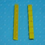 Демаркационная линия, KONE, желтая, L=337мм