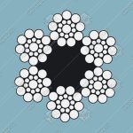 Канат стальной, ГОСТ 3077-80, d - 30,5 мм, 6х19+1о.с., 507кН