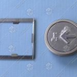 Кнопка вызова/приказа, BLT, «вниз»‬, с кодом Брайля, голубая подсветка