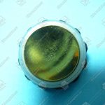 Кнопка вызова/приказа, OTIS, полированная, круглая, красная подсветка, разъём AMP, 30x20 мм