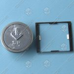 Кнопка вызова/приказа, HUNTER, стрелка вниз, MVLA2, синяя подсветка, с Брайлем