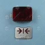 Кнопка вызова/приказа, SIGMA, ASY, закрытие, красная подсветка