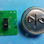 Кнопка вызова/приказа, ЩЛЗ, ВКЛ13А-6-41И1, закрытие дверей, красная подсветка