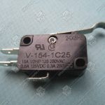 Микропереключатель, V-154-1C25, 250В, 15А