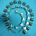 Отклоняющая цепь торца балюстрады, OTIS, 506NCE, 17 звеньев, шаг - 50 мм