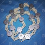 Отклоняющая цепь торца балюстрады, XIZI OTIS, XO-508, 16 звеньев, необслуживаемая