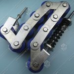 Прижимная роликовая цепь, XIZI OTIS, XO-508, 10 роликов (60*65), расстояние между пинами - 70 мм