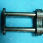 Соединительное звено, двухрядной цепи привода поручня эскалатора, шаг - 25,4 мм, тип A