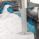 Цепь ступеней эскалатора, KONE, 13KV-C, шаг - 133,33 мм, палец - 77x12,8/12,5 мм, пластины - 35x4/35x4 мм, ролик - 75x23,5 мм, 105 kN (комплект на 4 ступени)